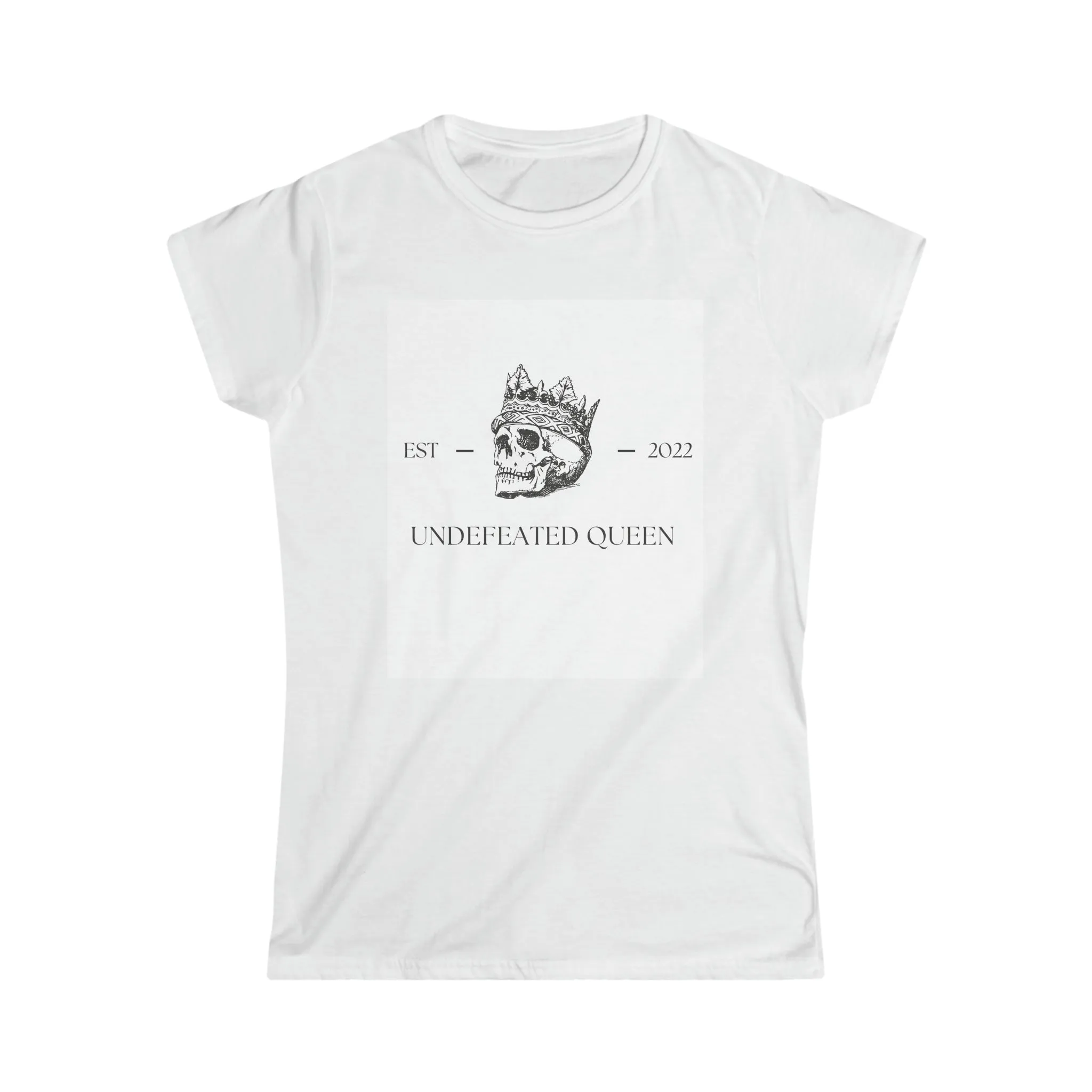 Defeated Queen 22 Women's Softstyle White T-Shirt