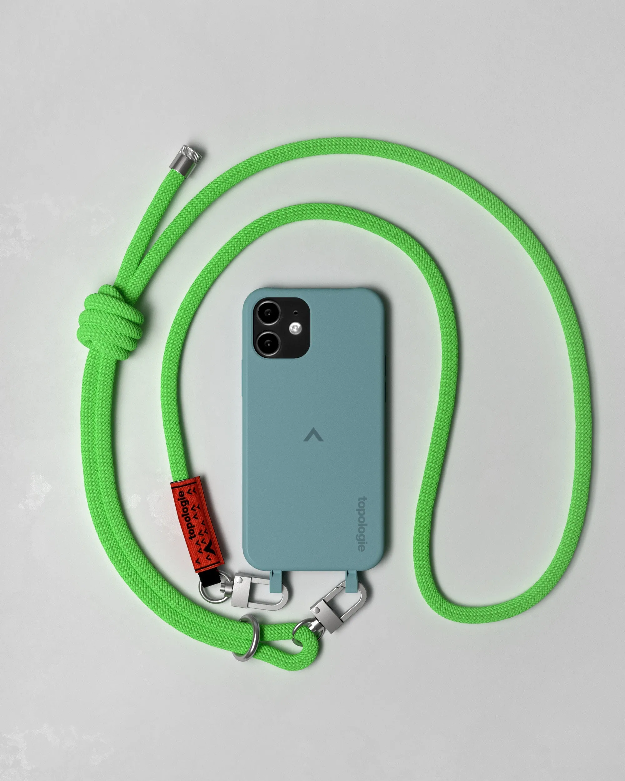 Dolomites Phone Case / Teal / 8.0mm Green Solid