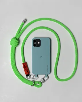 Dolomites Phone Case / Teal / 8.0mm Green Solid