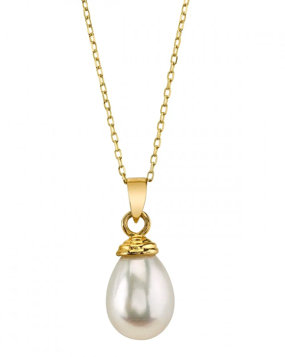 Drop-Shape Freshwater Pearl Hope Pendant