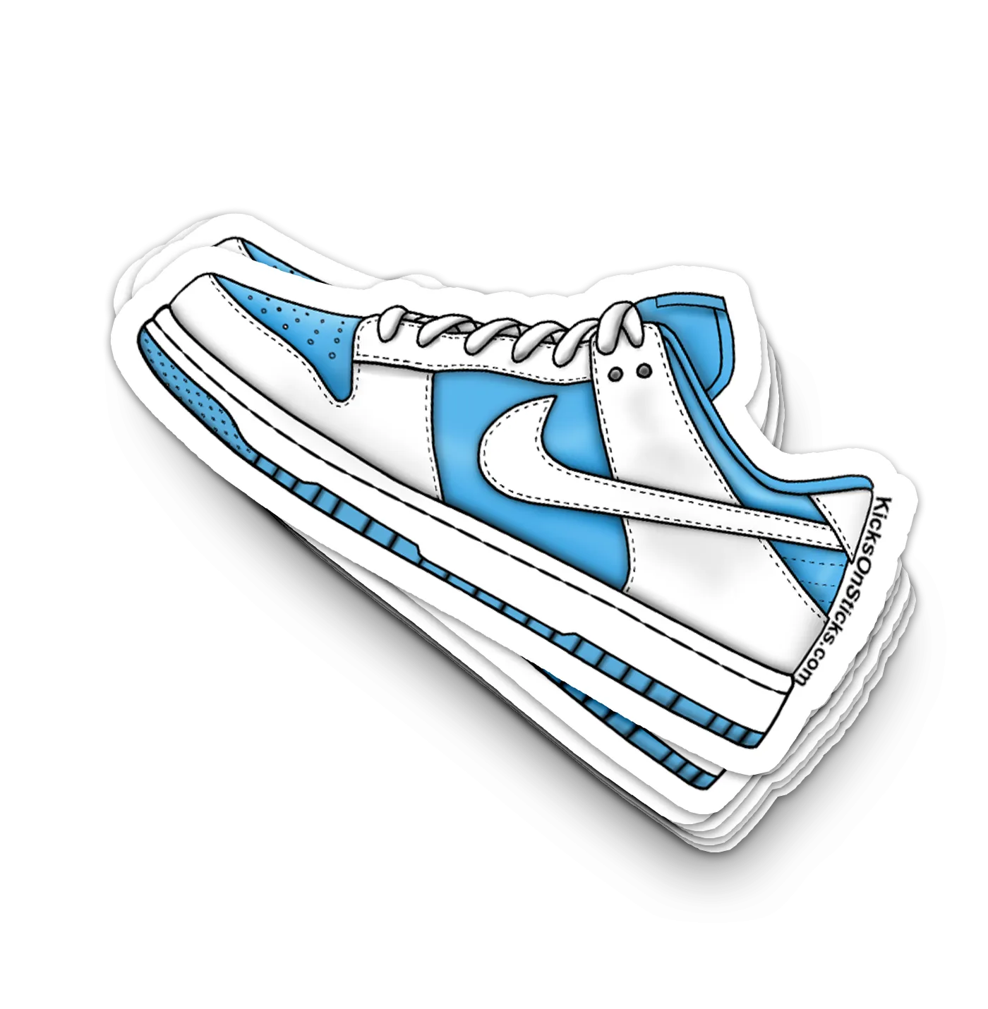 Dunk Low "Reverse UNC" Sneaker Sticker