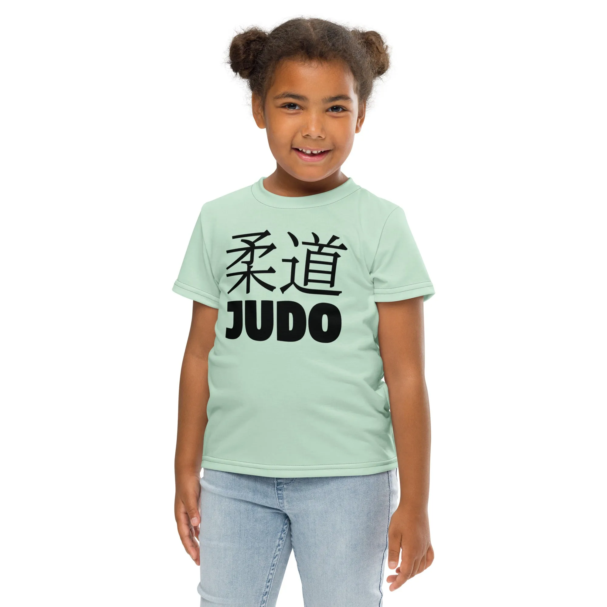 Dynamic Movement: Girl's Short Sleeve Classic Judo Rash Guard - Surf Crest Alt