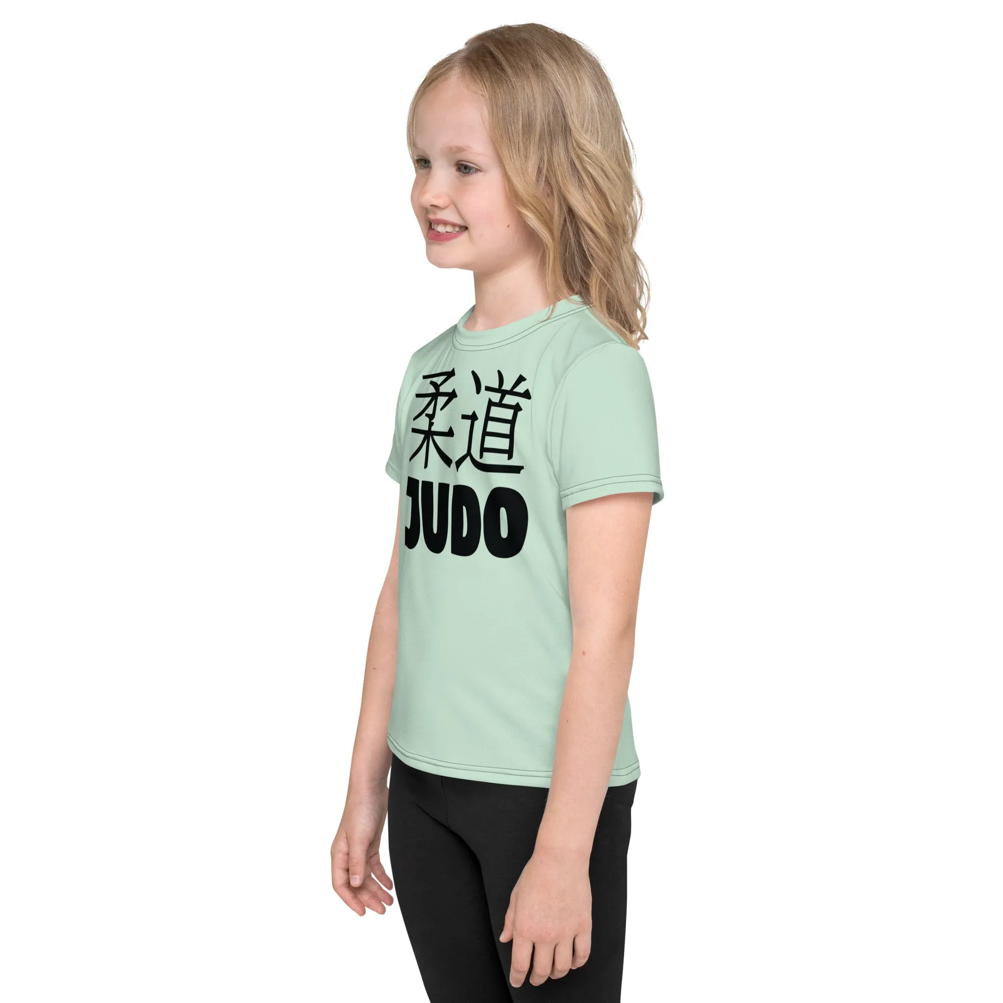 Dynamic Movement: Girl's Short Sleeve Classic Judo Rash Guard - Surf Crest Alt