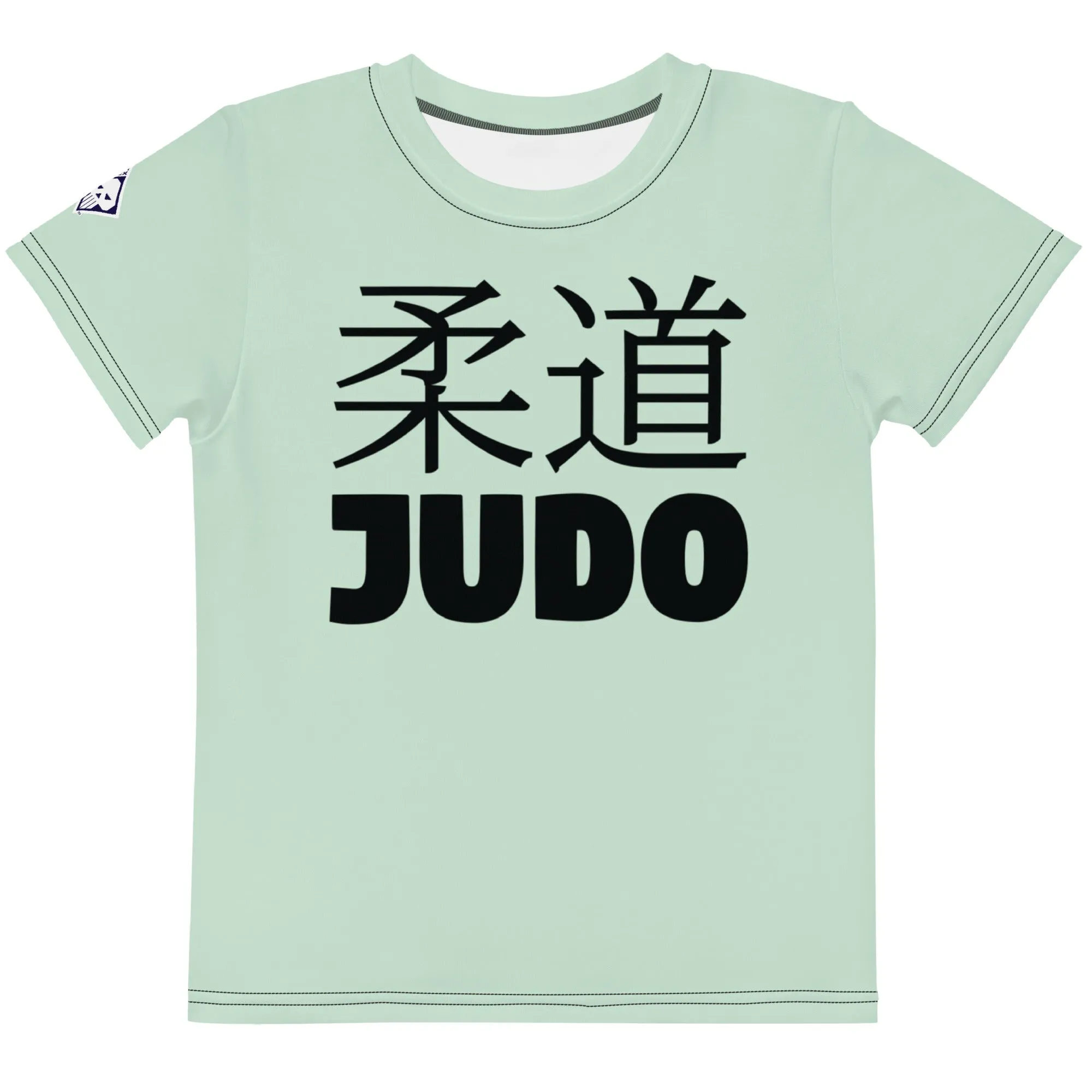 Dynamic Movement: Girl's Short Sleeve Classic Judo Rash Guard - Surf Crest Alt