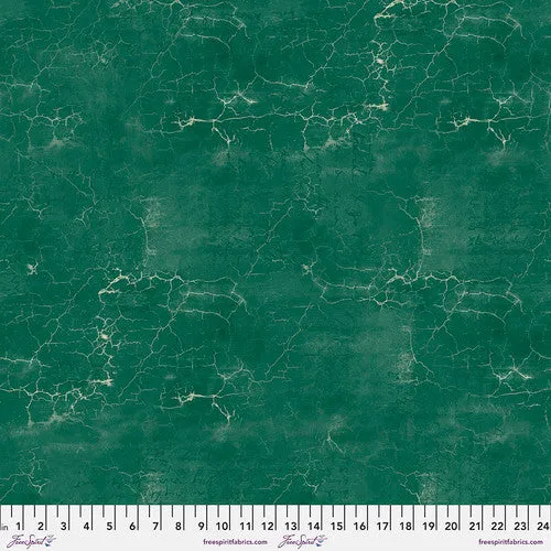 Fabric AVENTURINE, PWTH128.AVENTURINE, from Cracked Shadow Collection Designed by Tim Holtz for Free Spirit.