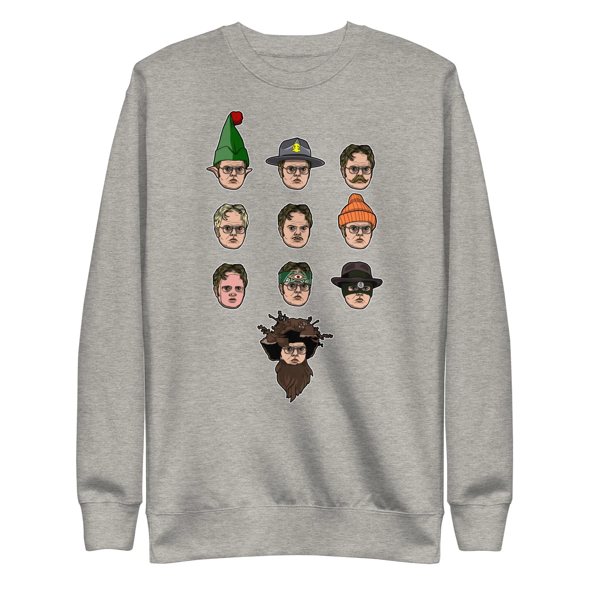 Faces of Dwight Unisex Premium Sweatshirt