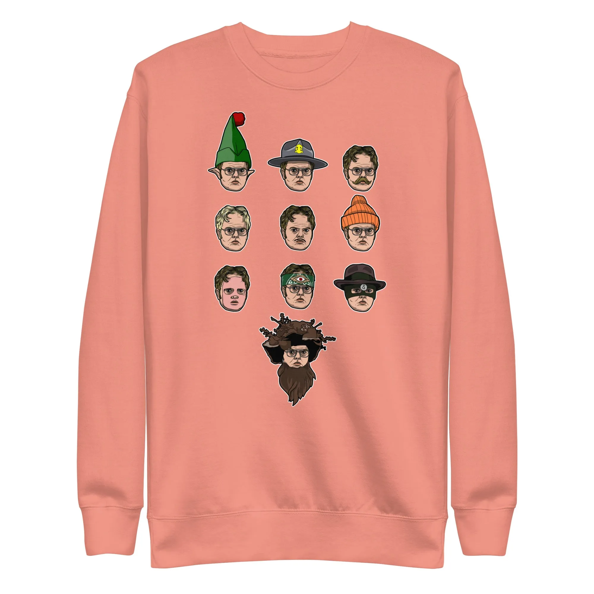 Faces of Dwight Unisex Premium Sweatshirt