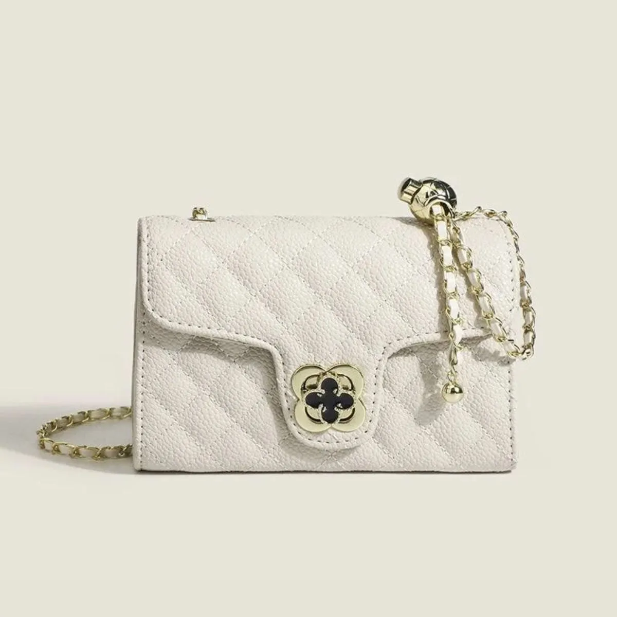 Flap Quilted High Quality Gold Chain Strap Shoulder Bag For Women