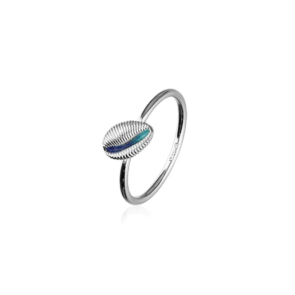 Fluke Jewellery - Groatie Buckie Enamelled Silver Ring FER 2