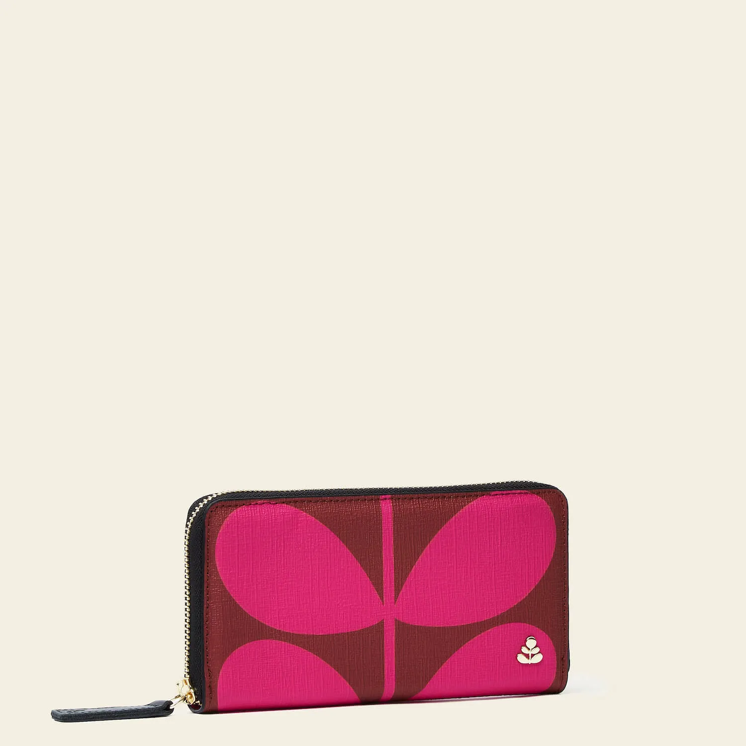 Forget Me Not Wallet - Solid Stem Cerise