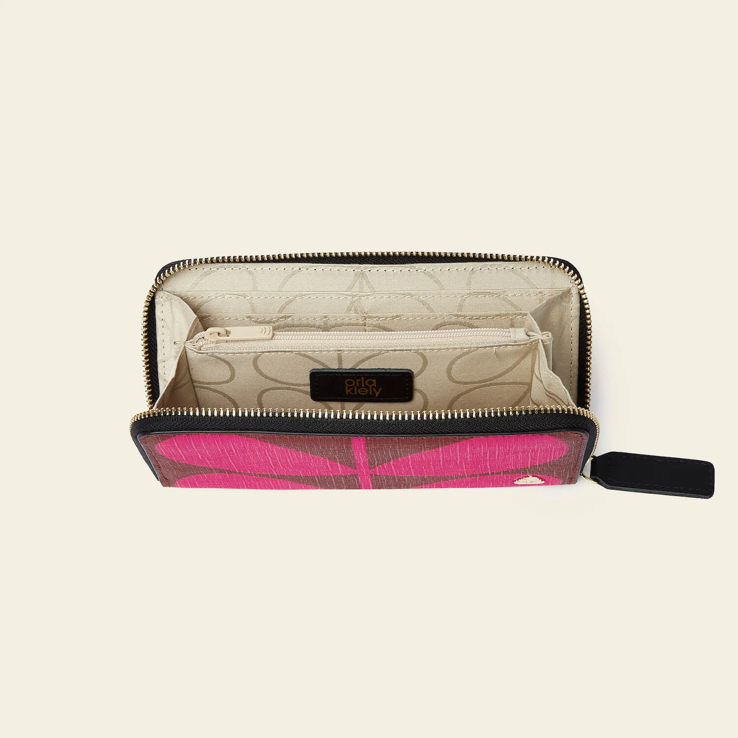 Forget Me Not Wallet - Solid Stem Cerise