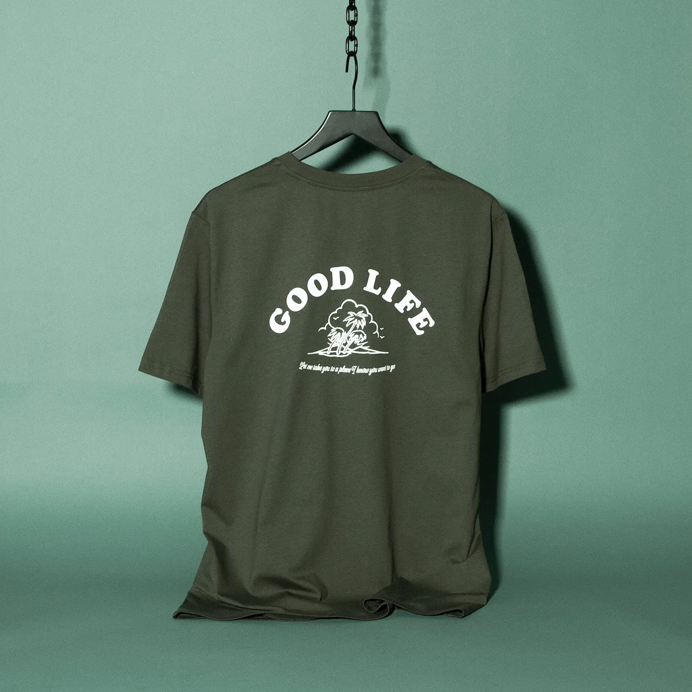 Good Life - Tshirt - Khaki