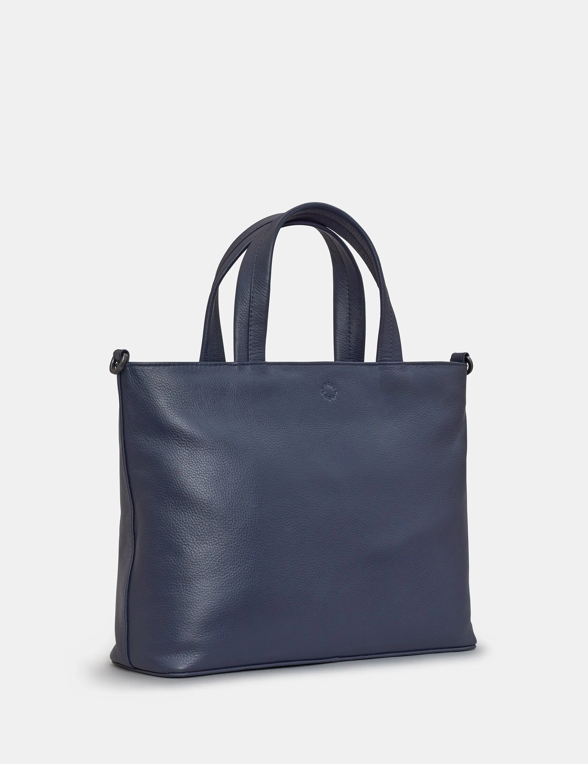 Hampton Navy Leather Multiway Grab Bag