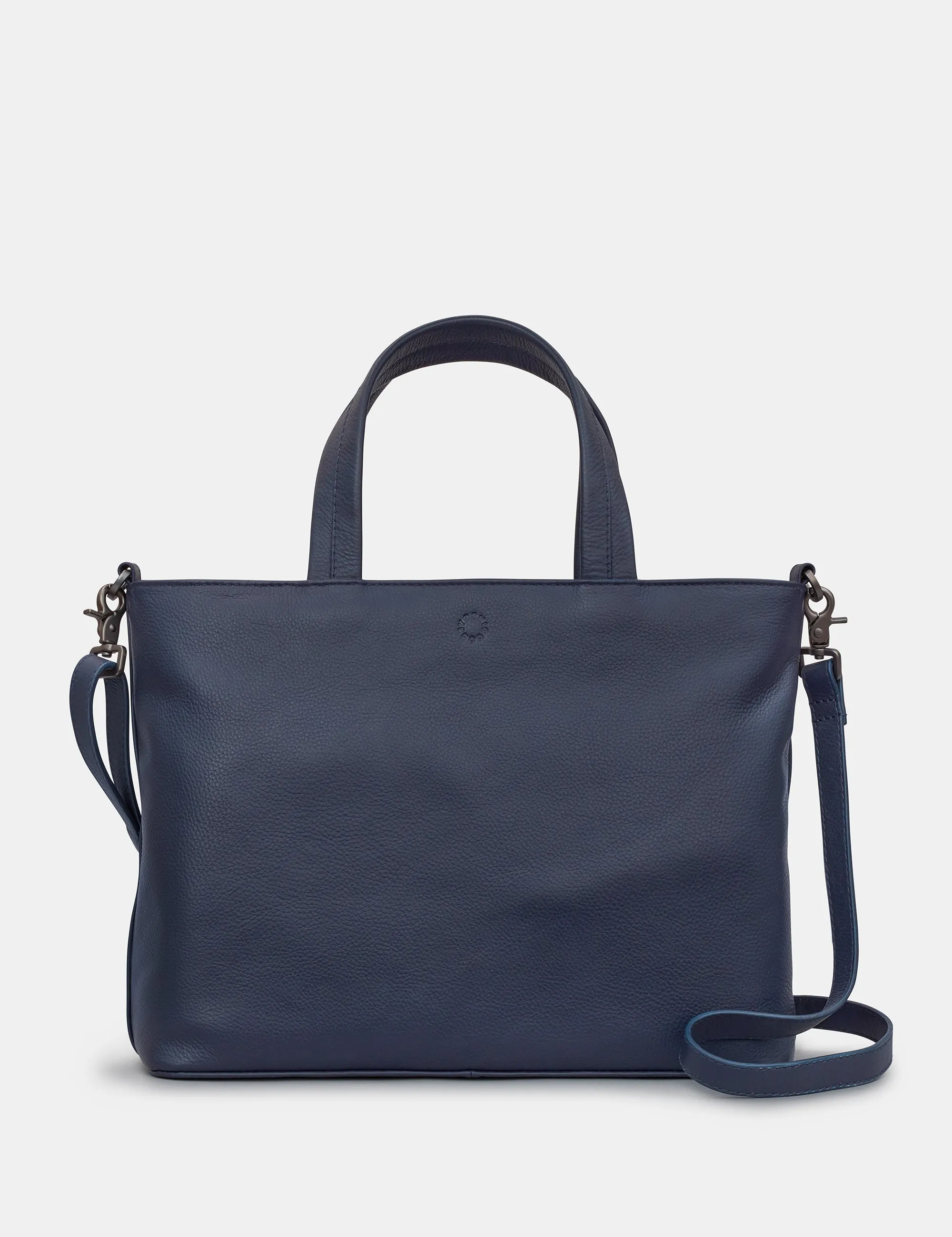 Hampton Navy Leather Multiway Grab Bag