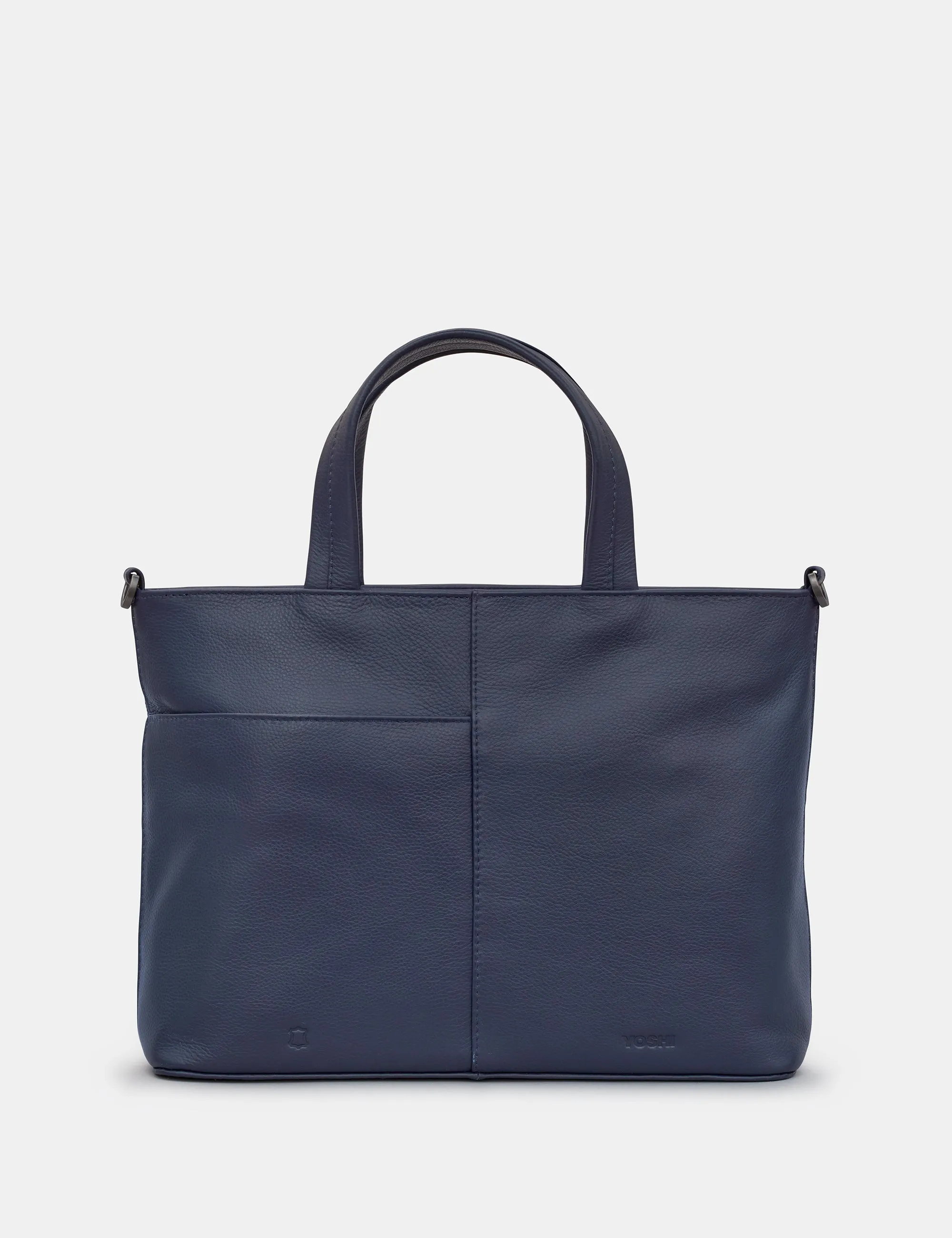 Hampton Navy Leather Multiway Grab Bag