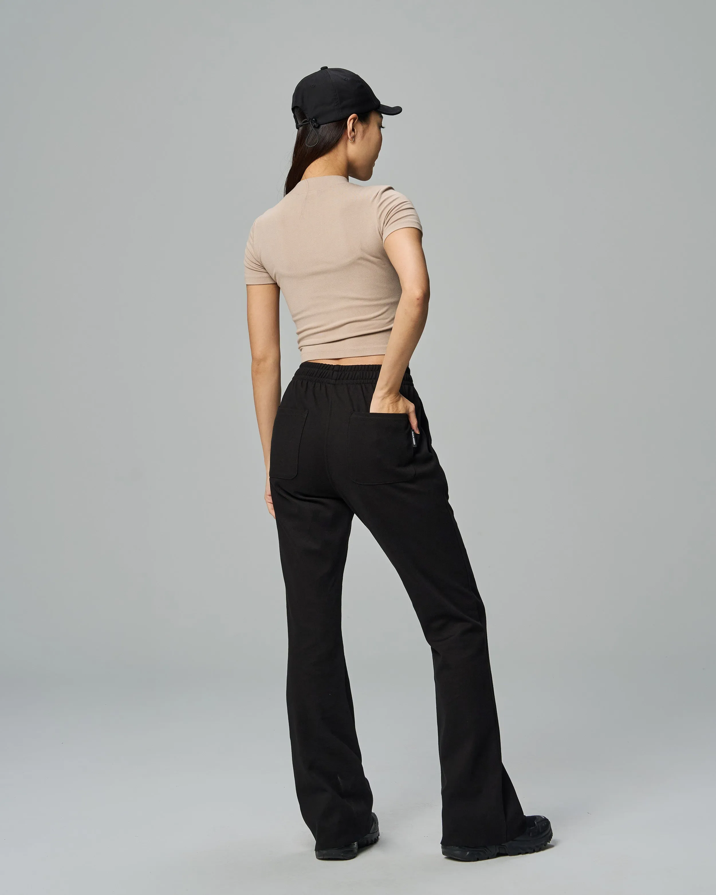 High-Waisted Raw Cut Pant