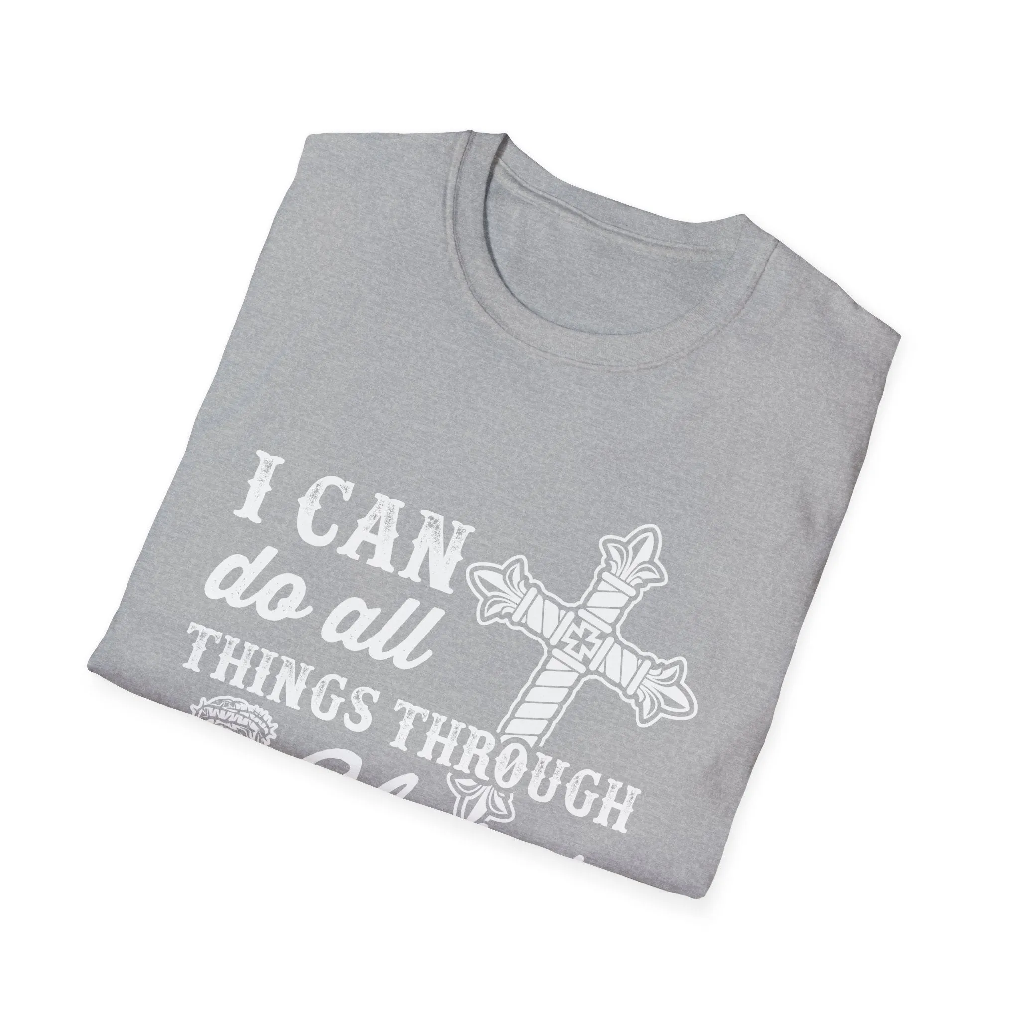 I Can Do All Things Through Christ Who Strengthens Me, I Plan To Fish, Men's Lightweight Fashion Tee