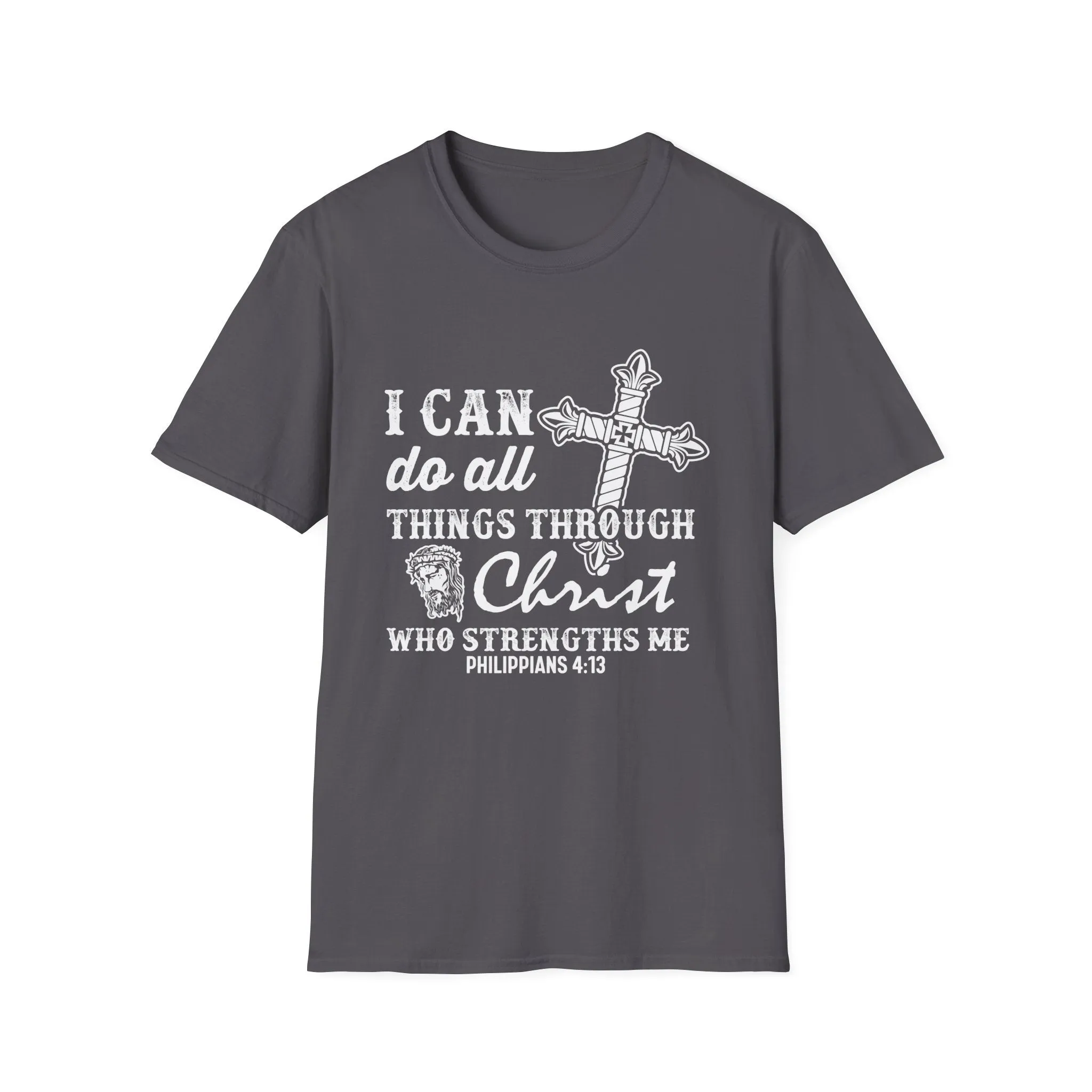 I Can Do All Things Through Christ Who Strengthens Me, I Plan To Fish, Men's Lightweight Fashion Tee