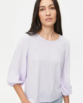 Iliana Fabric Mixed Top