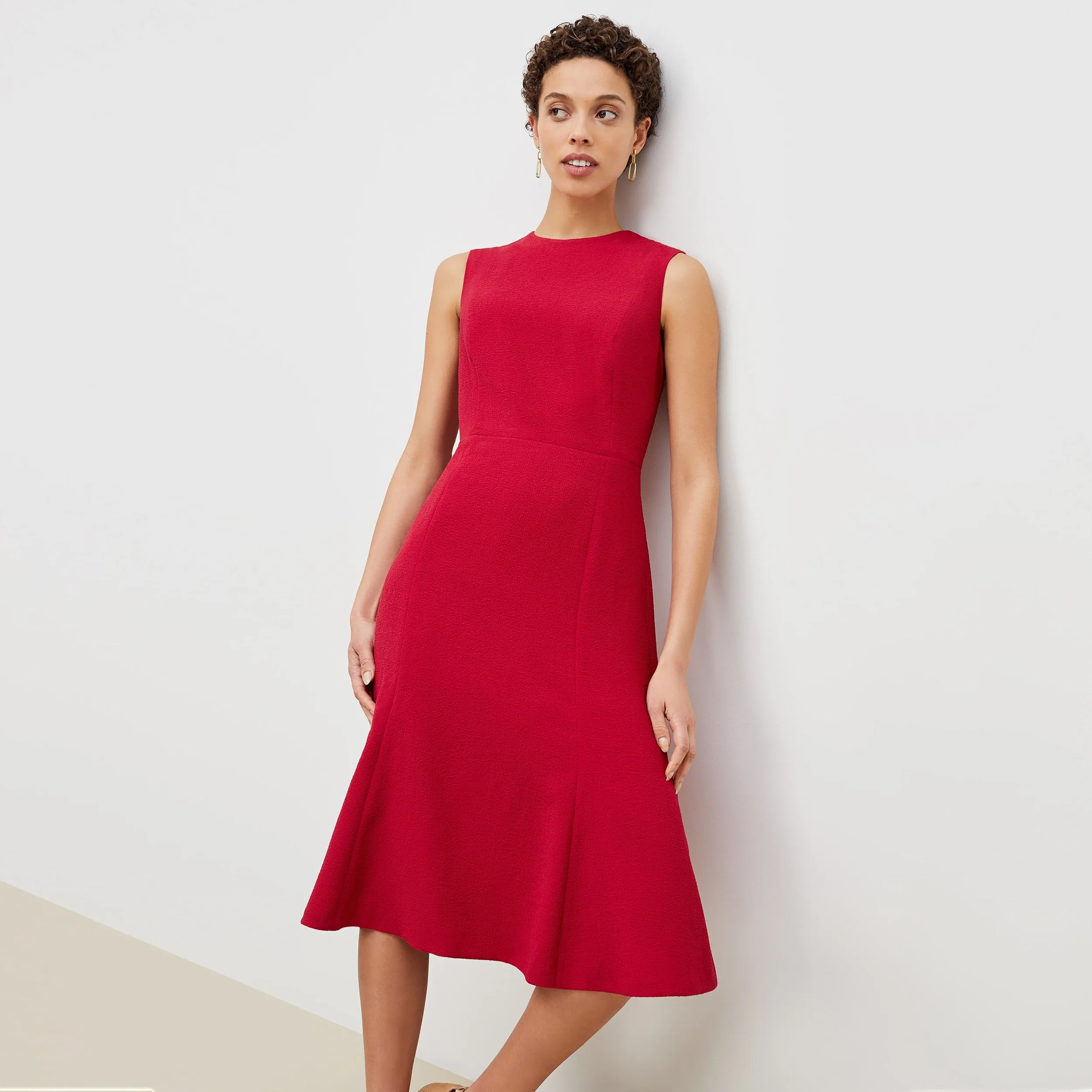 Jane Dress - Staccato :: Hibiscus