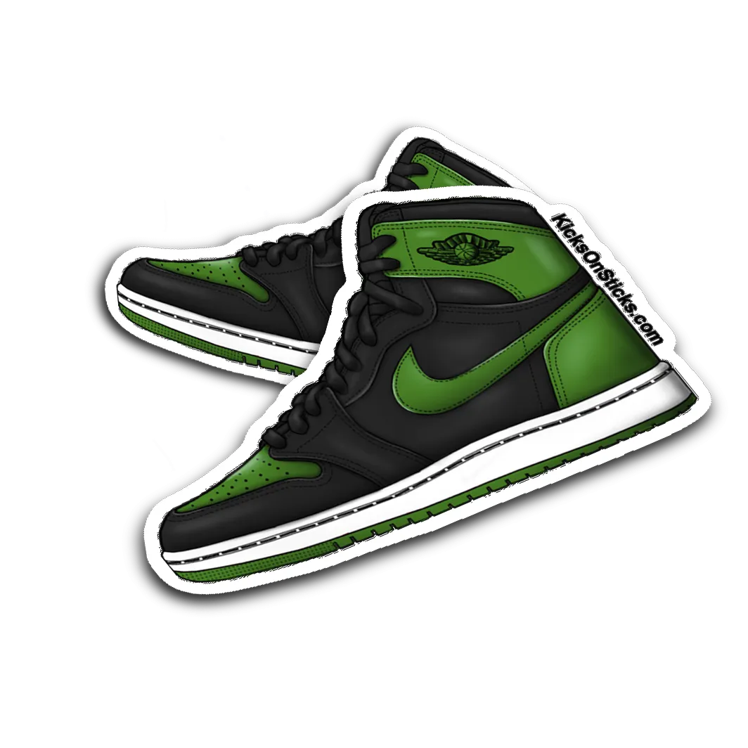 Jordan 1 "Pine Green" Sneaker Sticker