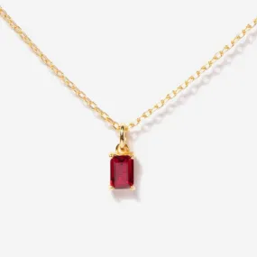 July Birthstone Necklace