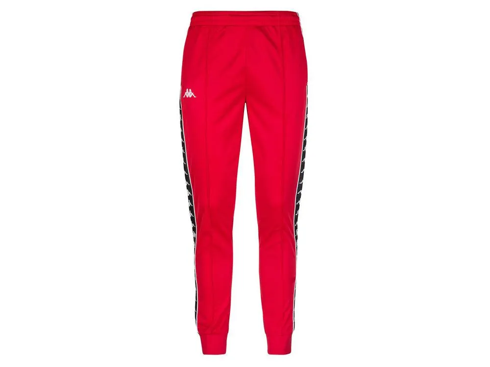 KAPPA 222 Banda Rastoria Slim Pantalone Tuta Unisex Red Black 303KUC0A0E