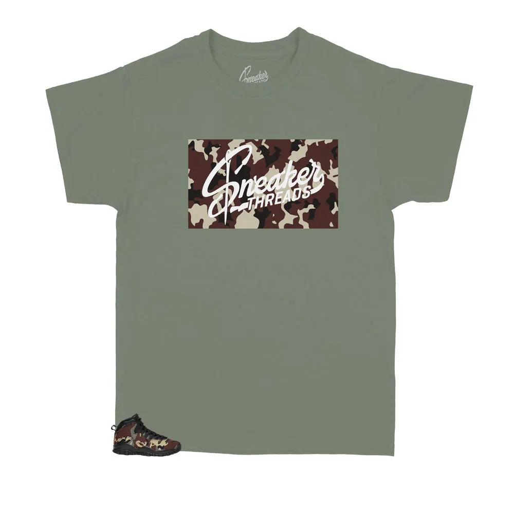 Kids - Woodland Camo 10 ST Camo Box Shirt