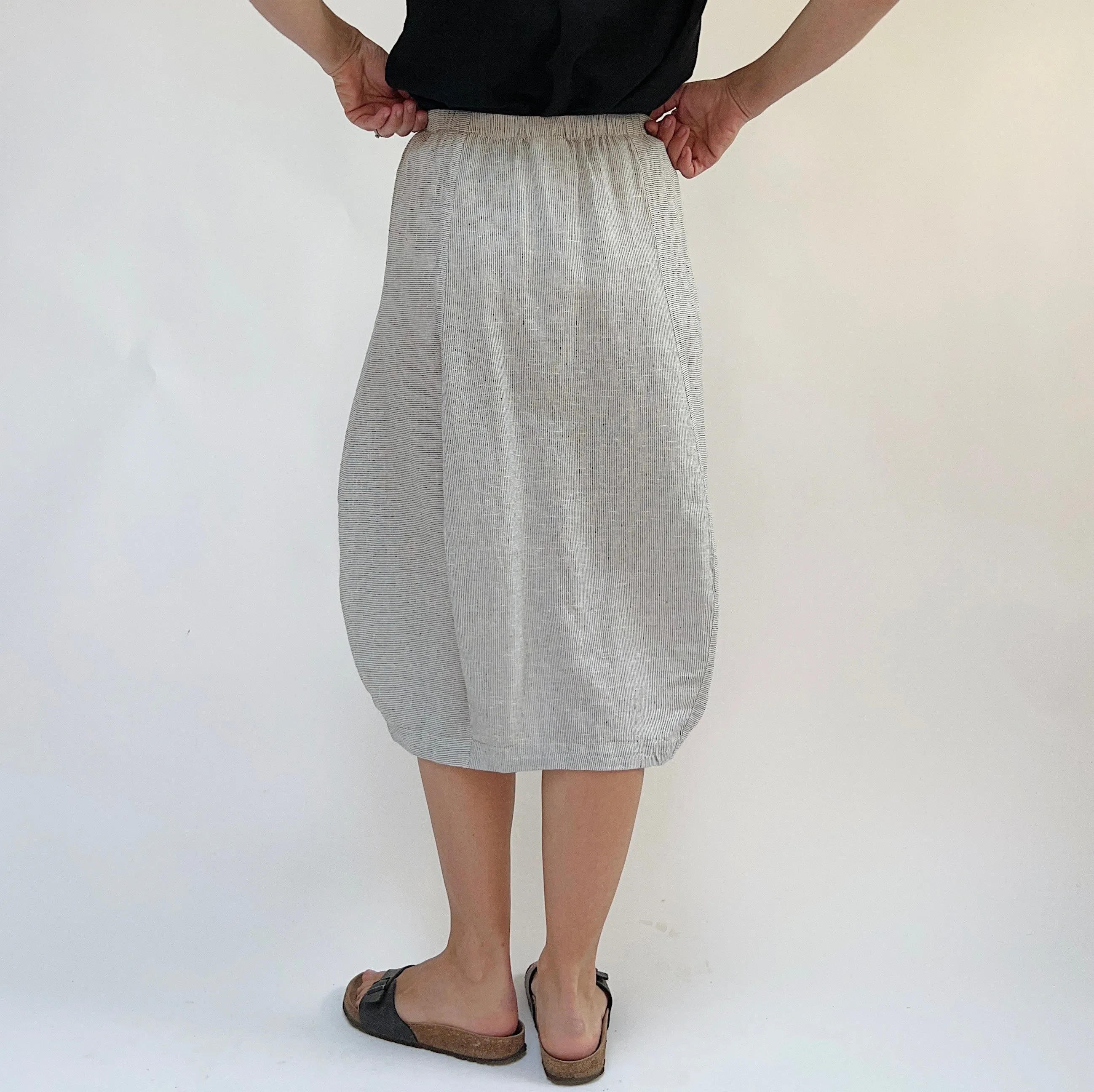 Kleen | Bubble Skirt in Laundered Stripe