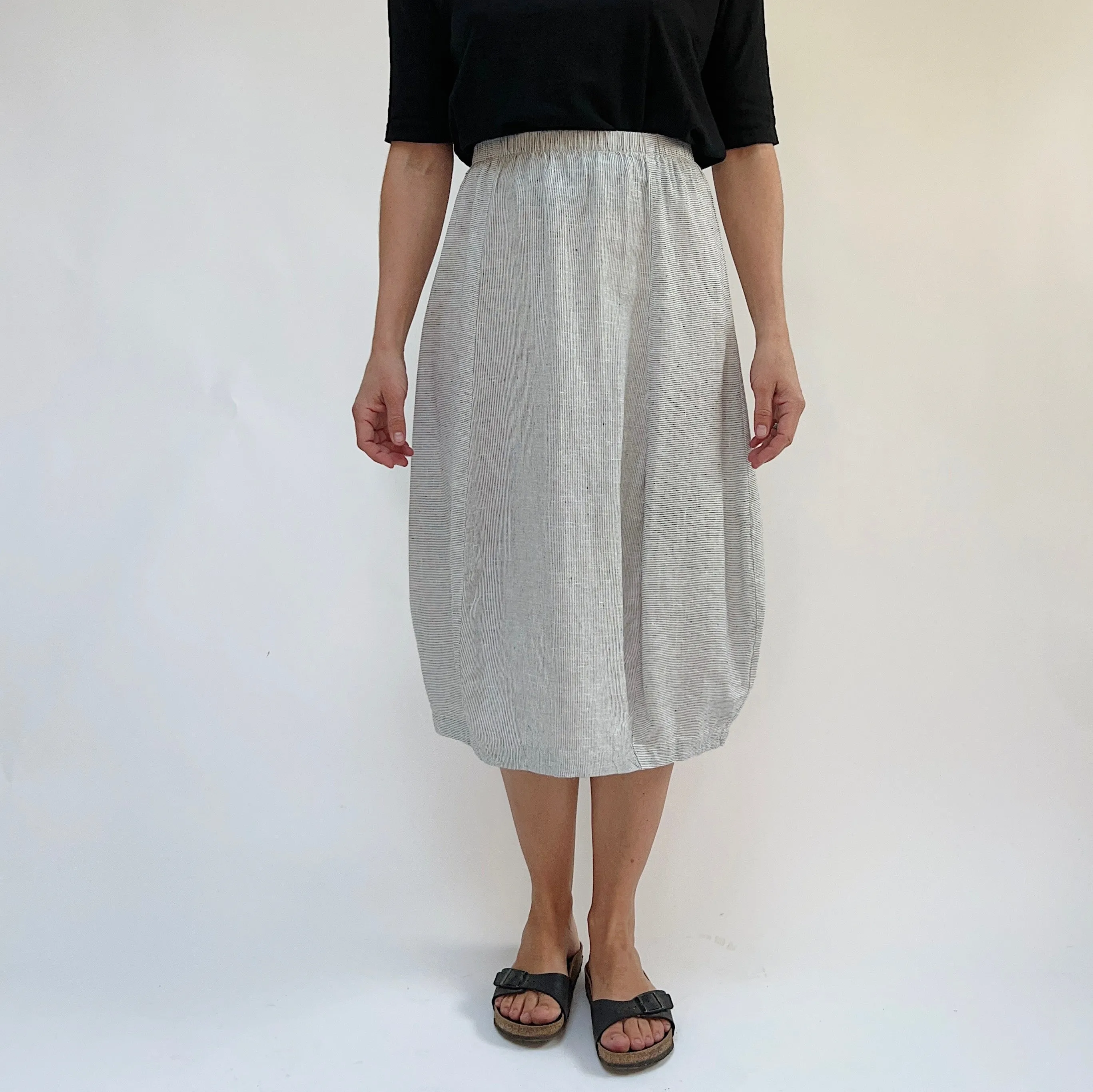 Kleen | Bubble Skirt in Laundered Stripe