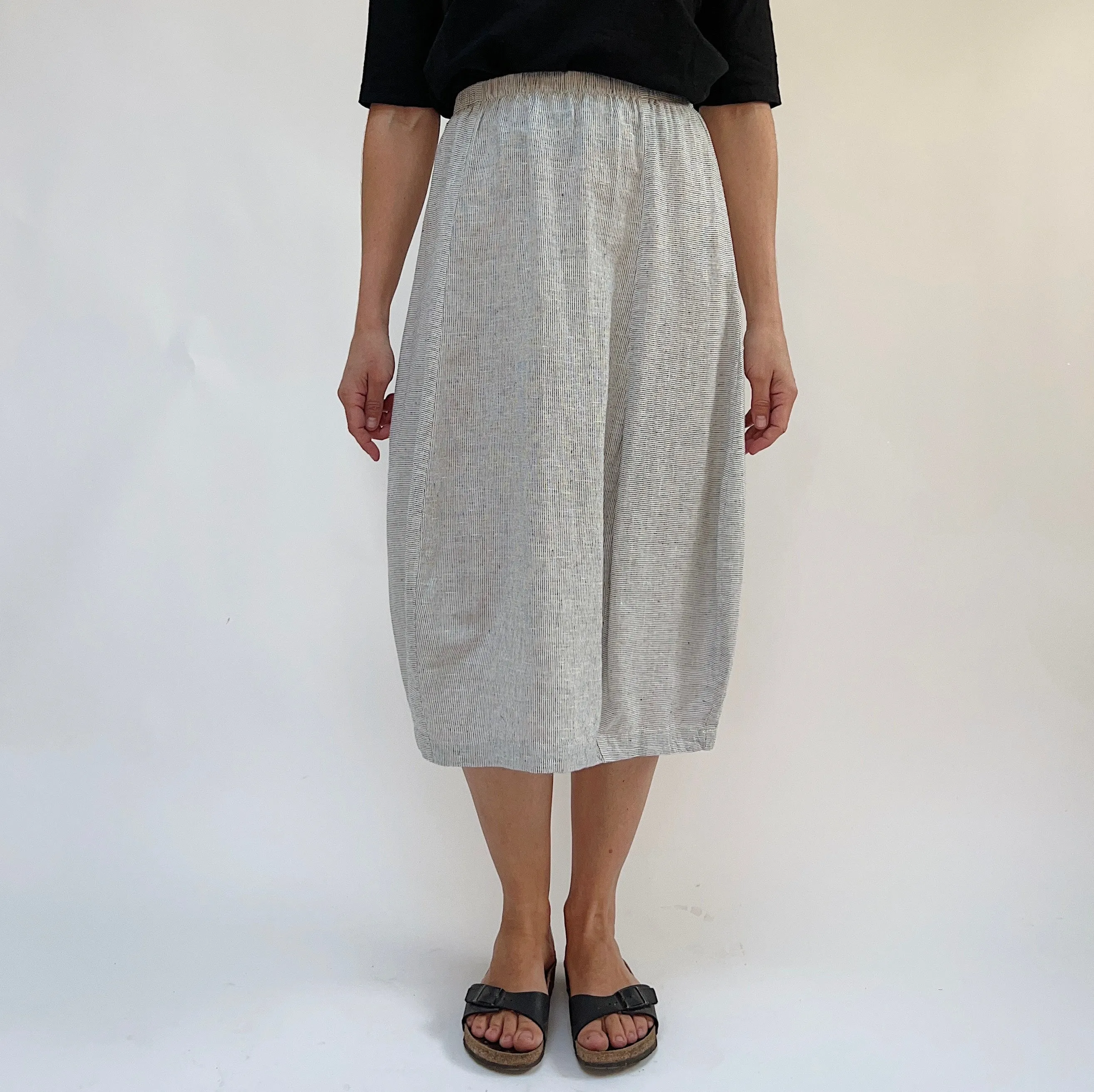 Kleen | Bubble Skirt in Laundered Stripe