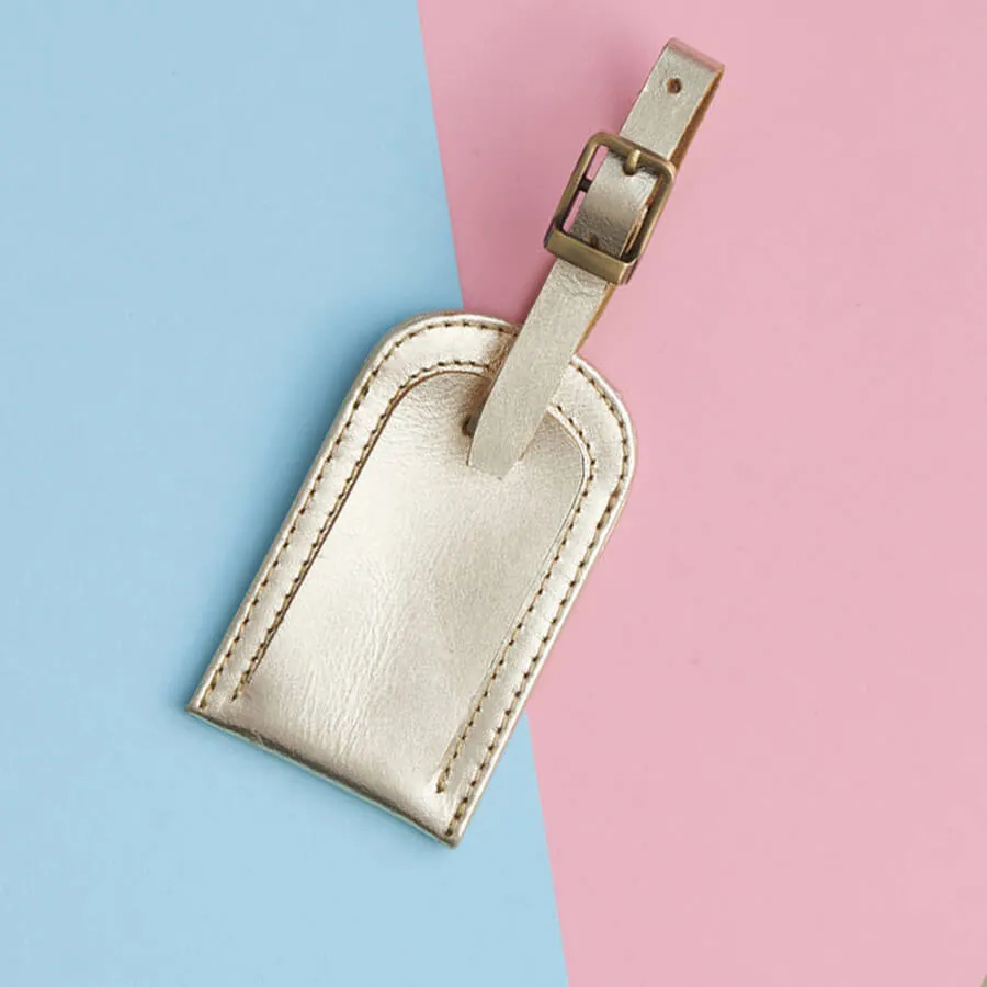 Leather Luggage Tag