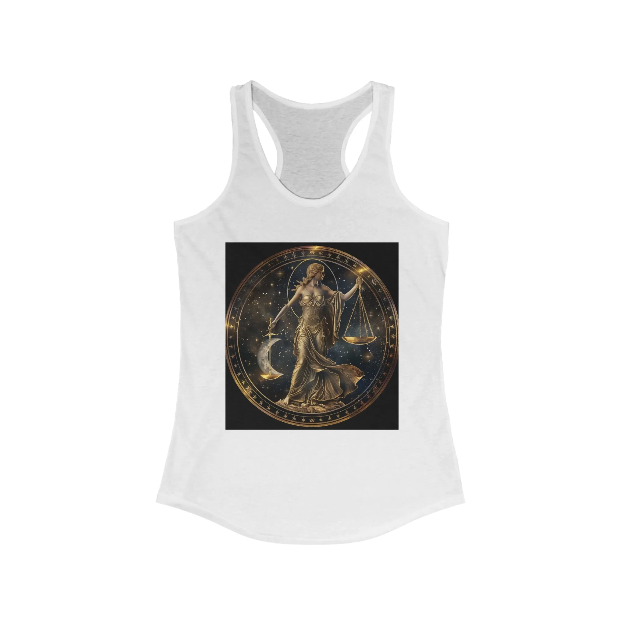 Libra zodiac Women Ideal Racerback Tank