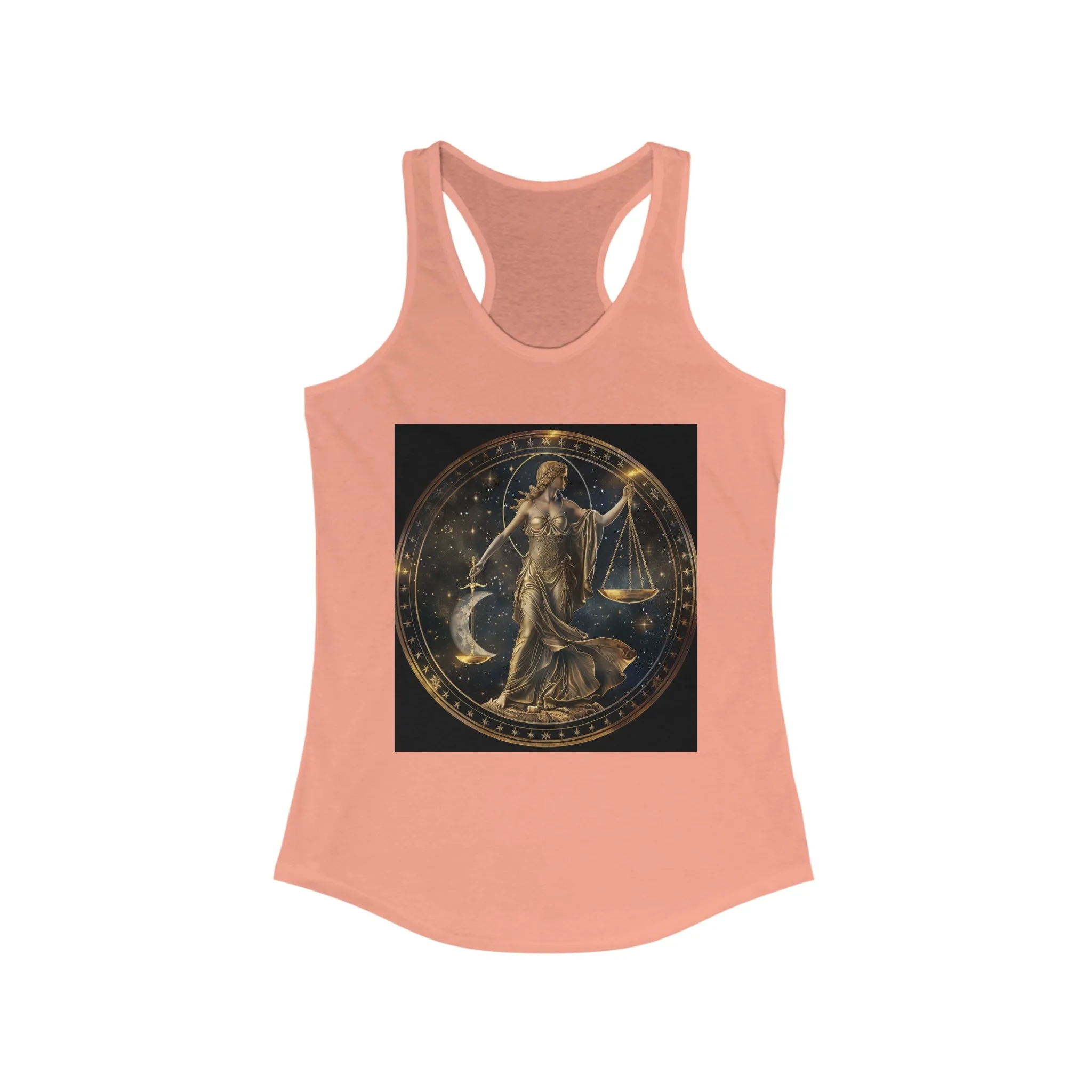 Libra zodiac Women Ideal Racerback Tank