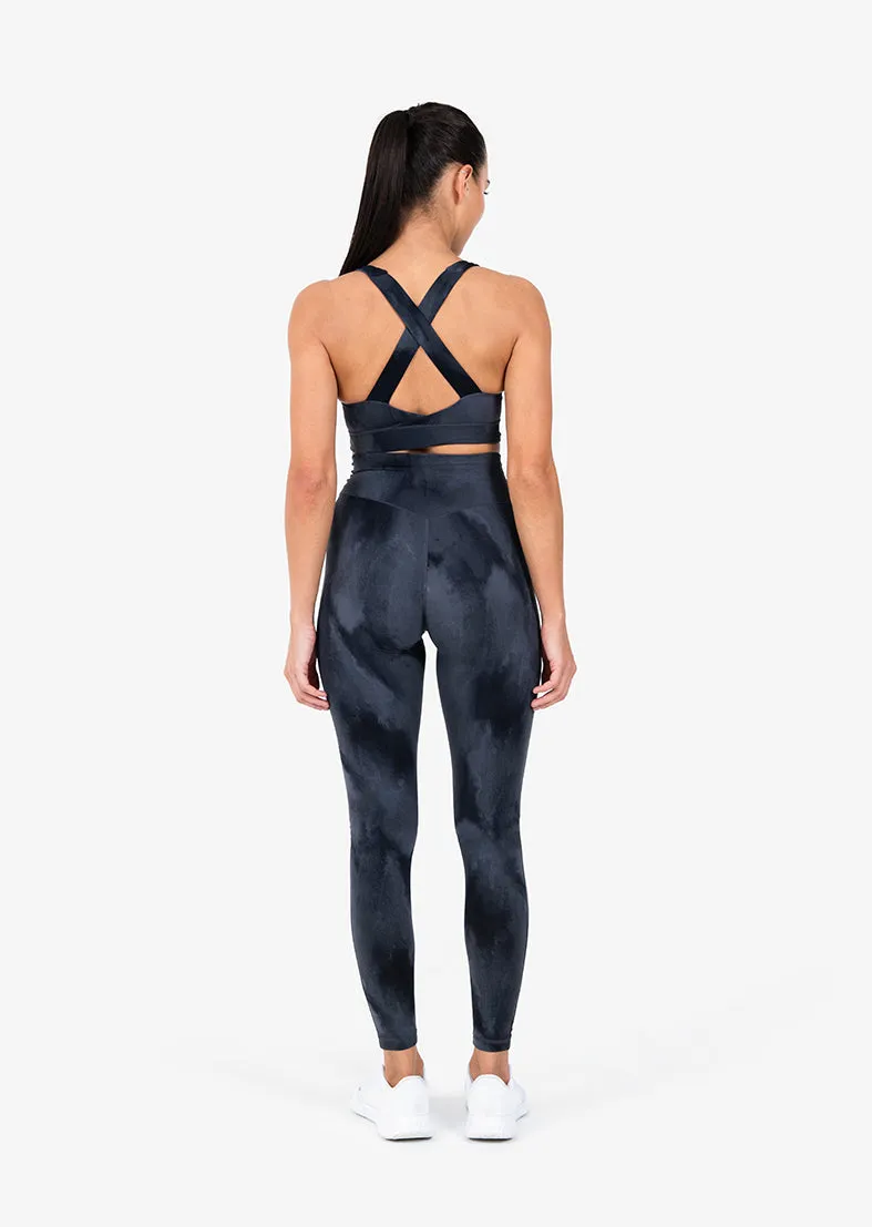 Life Active Marble High Waist Legging Graphite