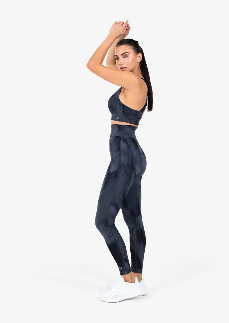 Life Active Marble High Waist Legging Graphite