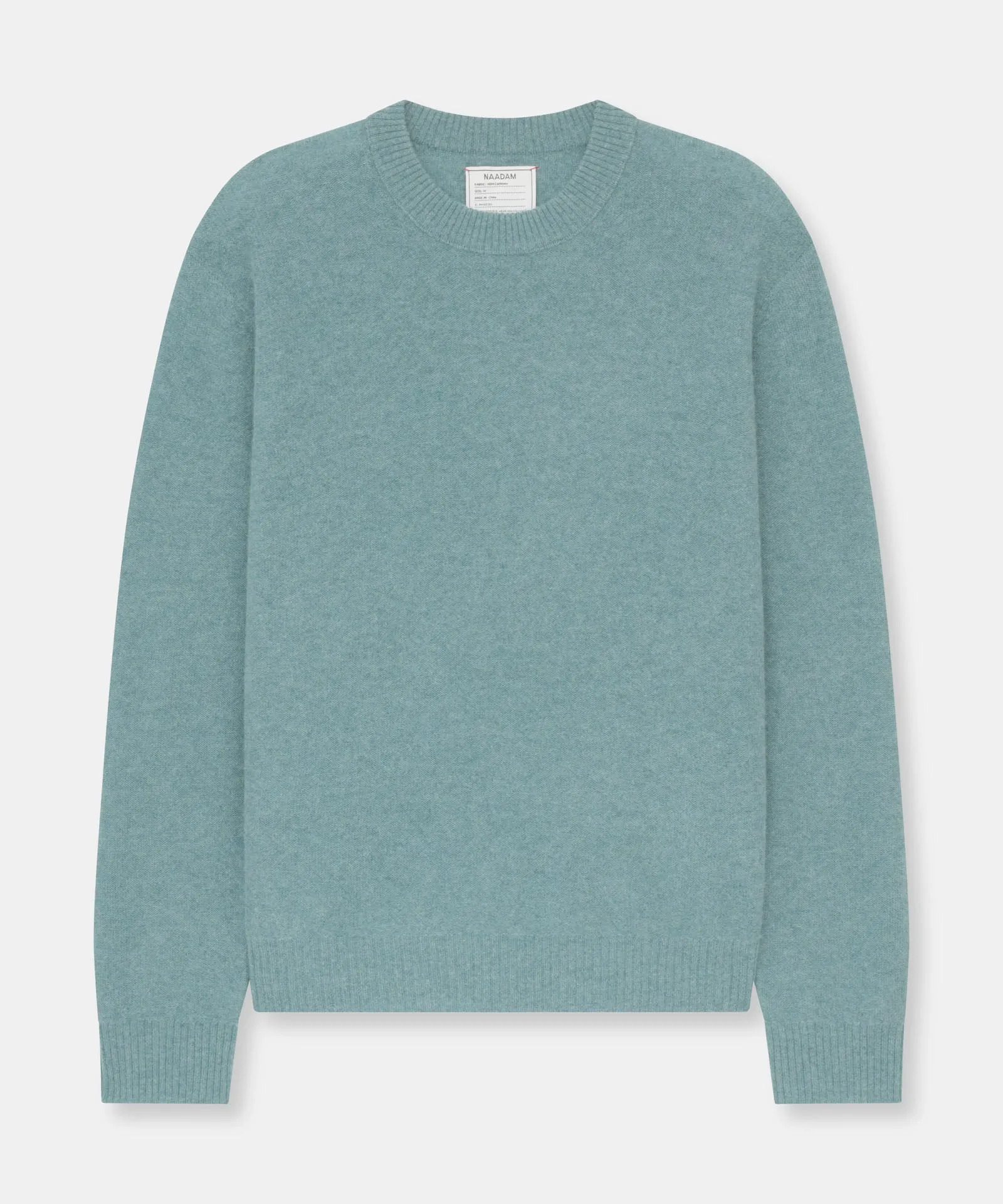 Lightweight Reversible Cashmere Crewneck Sweater