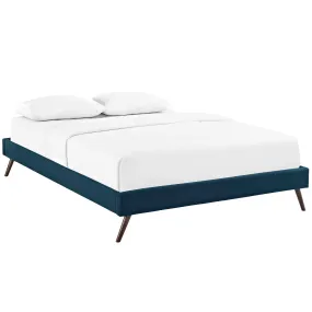 Loryn Fabric Bed Frame with Round Splayed Legs