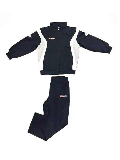 Lotto Boys' Microfibre Tracksuit Suit Stars MI JR M5266 navywht-putty