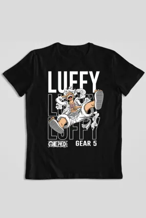 Luffy Gear 5 ONE PIECE Graphic Printed T-shirt