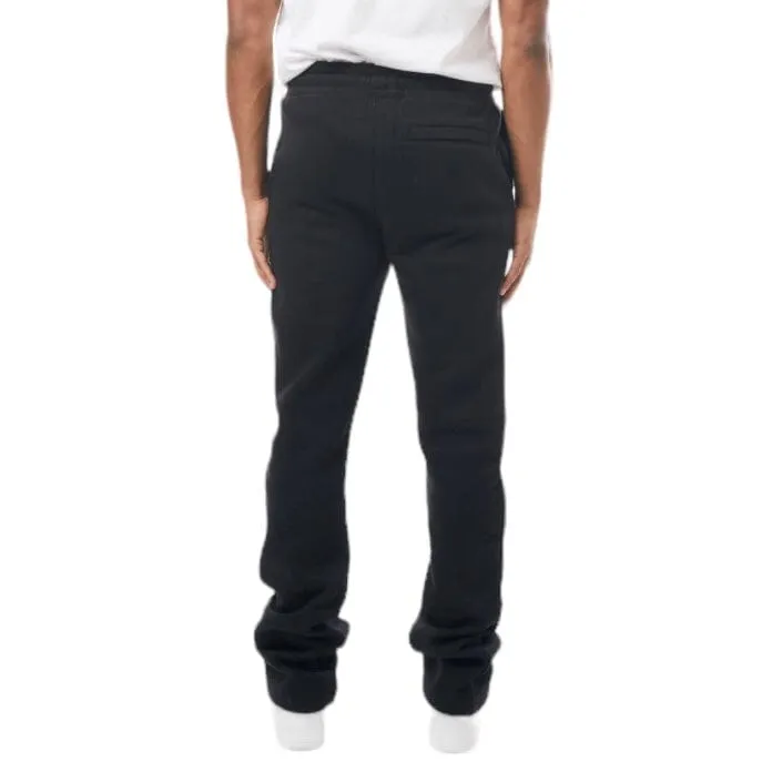 M. Society Stacked Fleece Sweatpants (Black) MS-23708