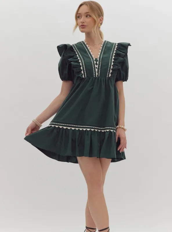 Maggie Embroidered Dress