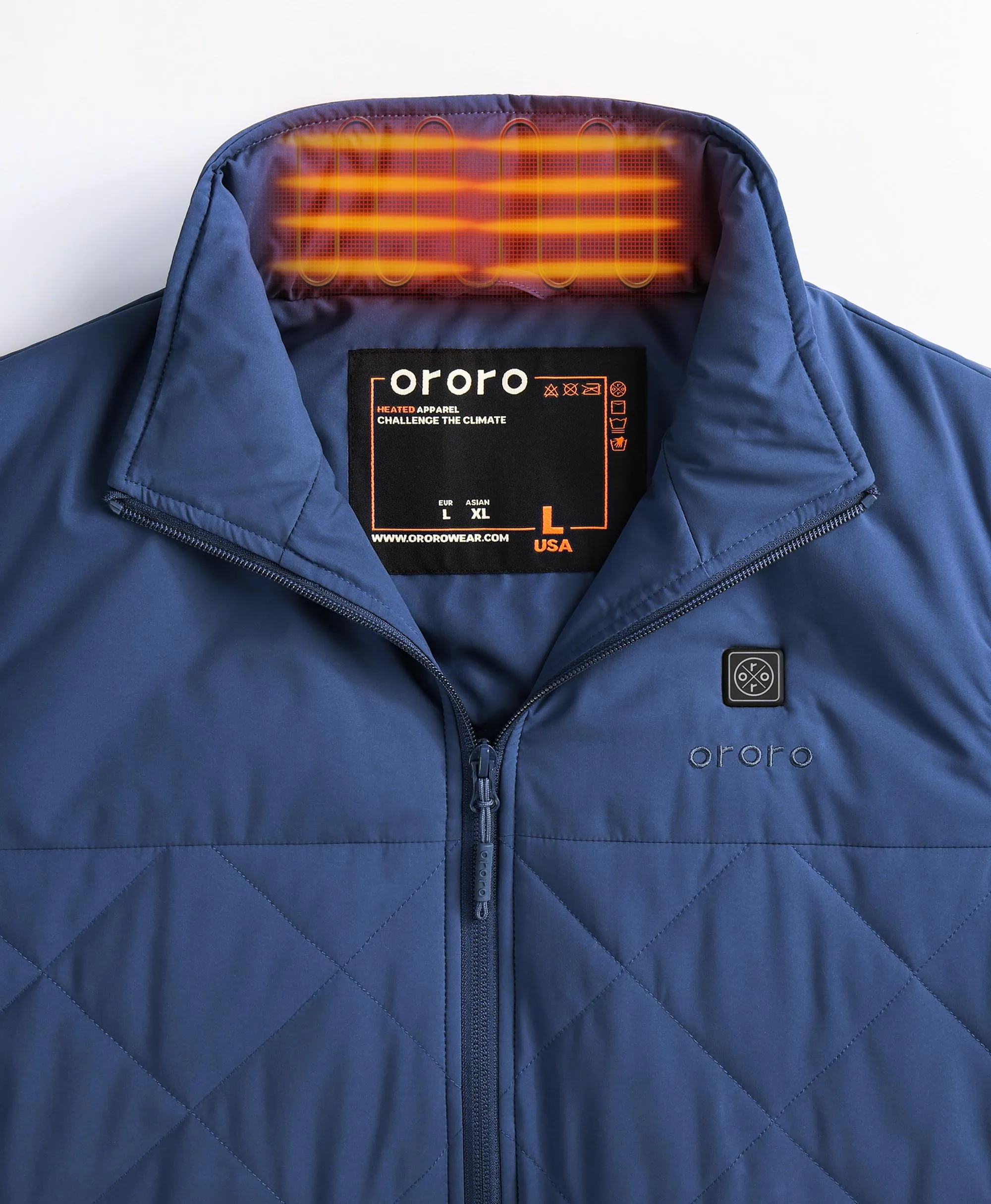 Men's Heated Quilted Vest (Apparel Only)