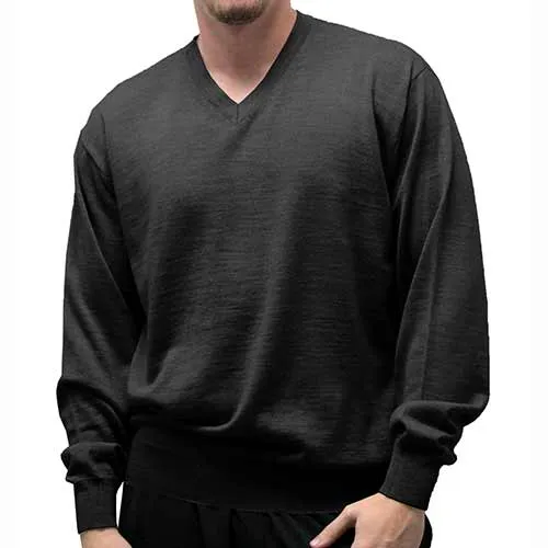 Men's Solid V Neck Sweater- 6 Colors