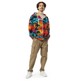 Mens Zip Hoodie - Tropical Adventure 001