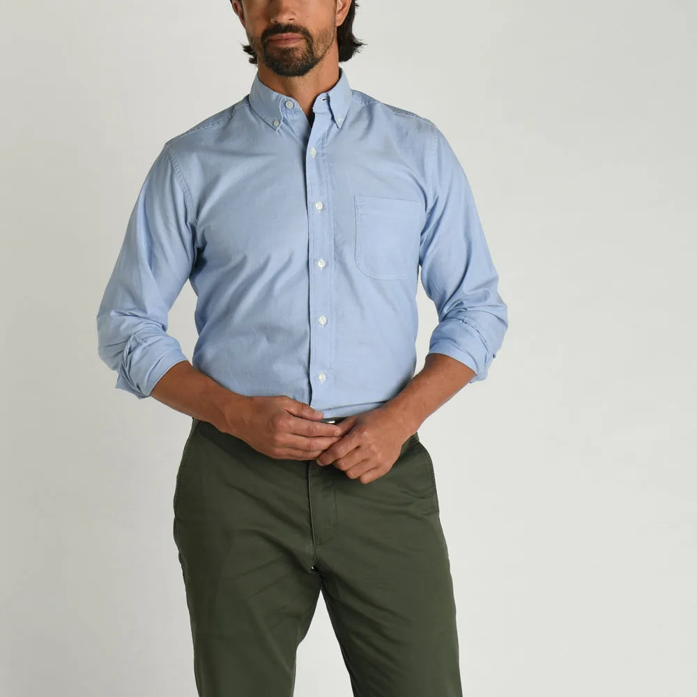 Morris Solid Cotton Oxford Sport Shirt