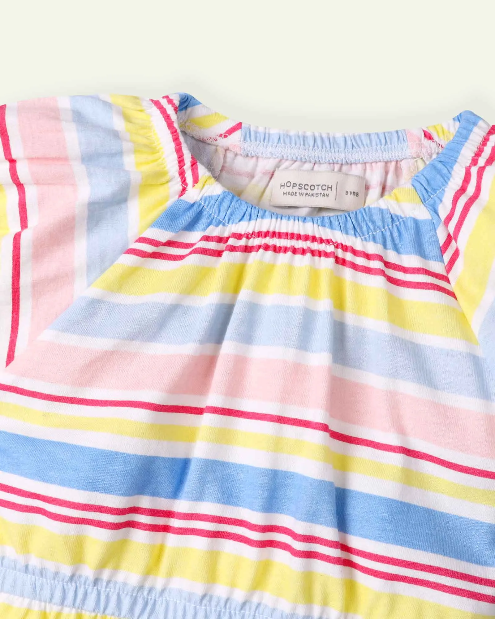 Multi Stripes Raglan Dress