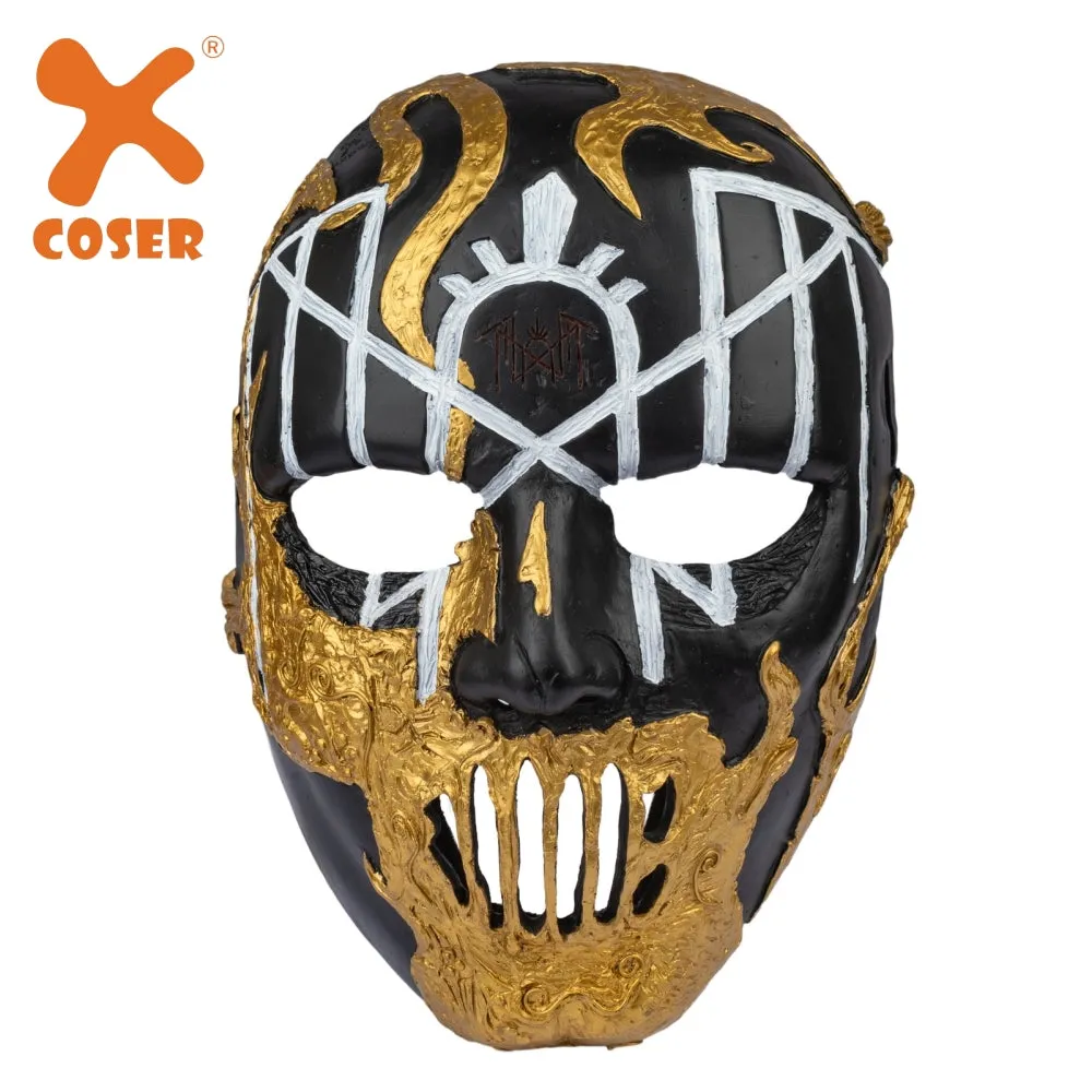 【New Arrival】Xcoser Rock Band Sleep Vesselposting Guitarist Mask Adult Cosplay Adjust