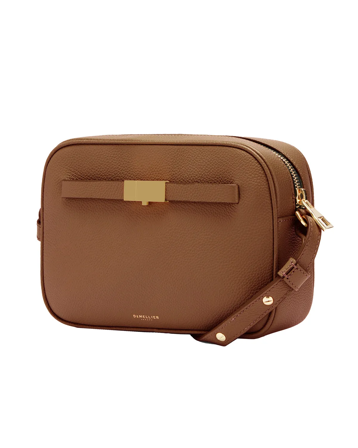 New York Crossbody (Tan Small Grain)