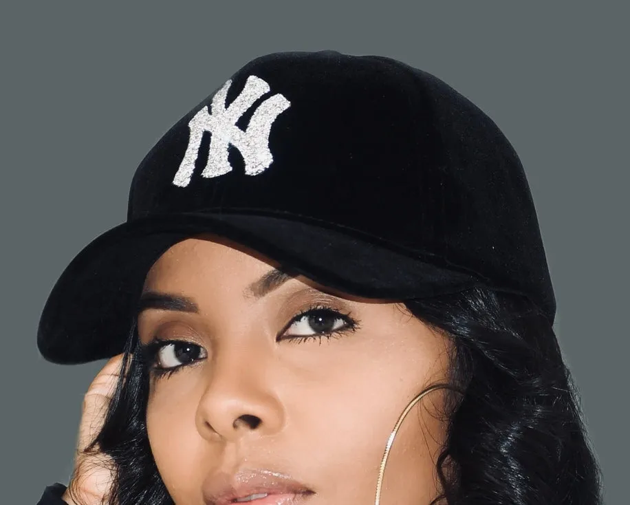 New York "NY" bling baseball cap